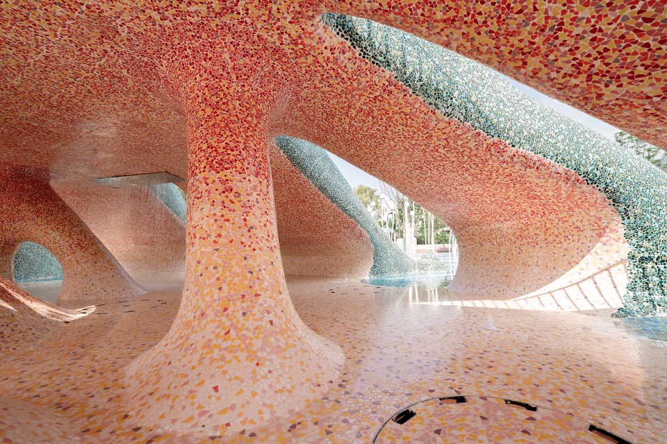 spring woods dino water island by z t studio