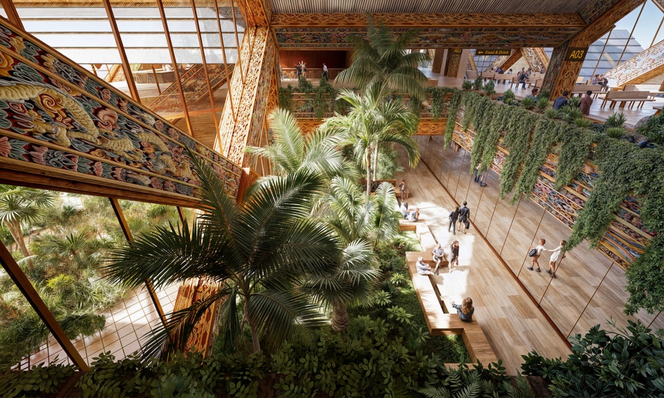 big merges innovation and craft tradition with the gelephu international airport