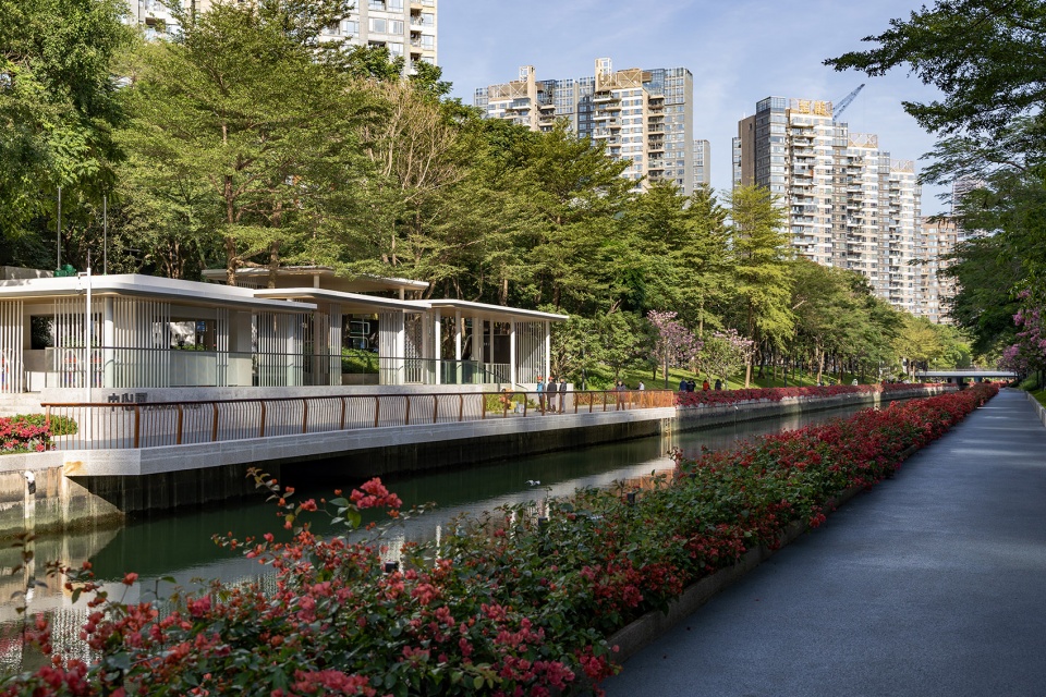 shenzhen houhai river park by hope design
