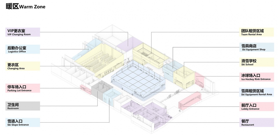 baotou olympic ice and snow center by sa architects