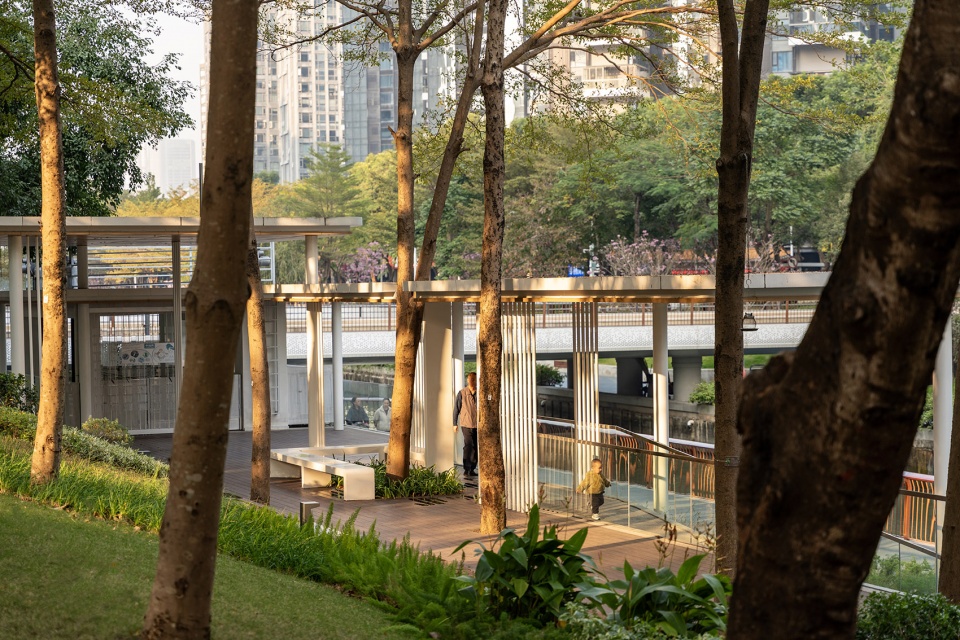 shenzhen houhai river park by hope design