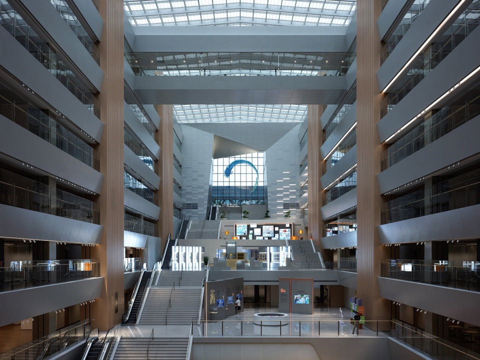 alibaba global headquarters visitor center artwork by liling art design studio