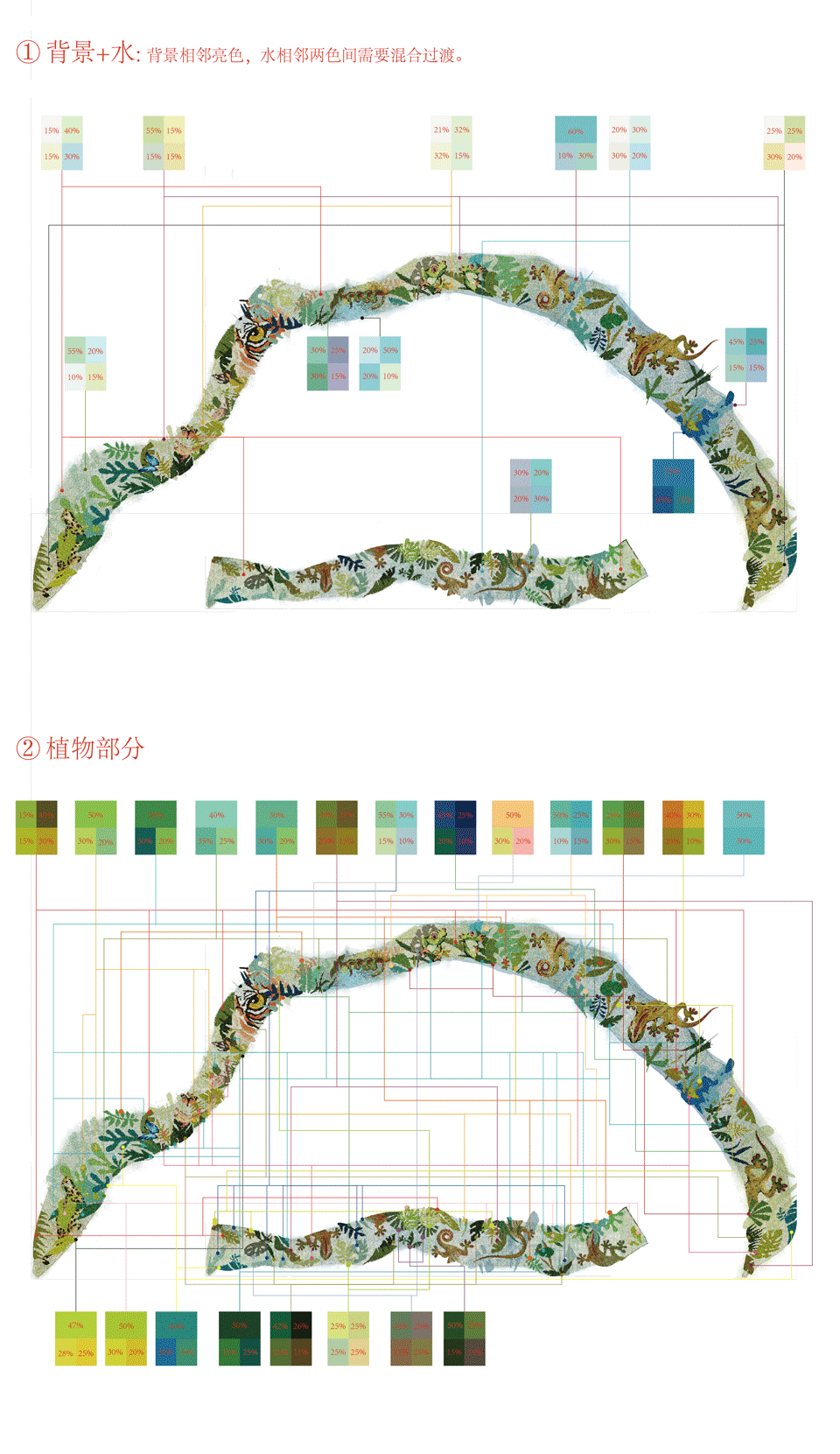 spring woods dino water island by z t studio