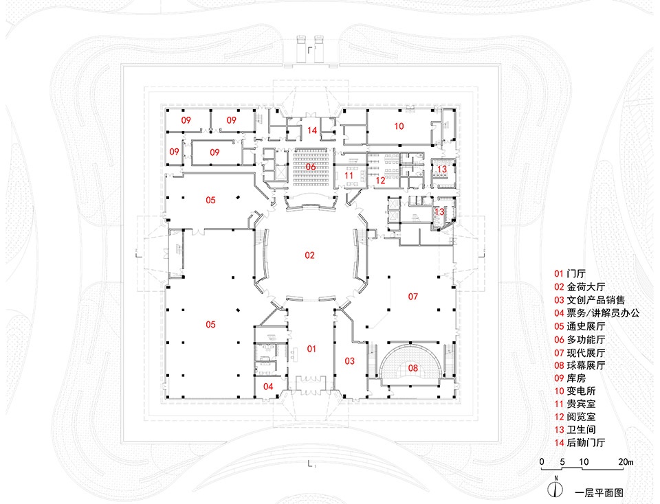 jinhu museum by tus design group co ltd