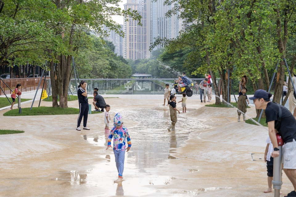 shenzhen houhai river park by hope design