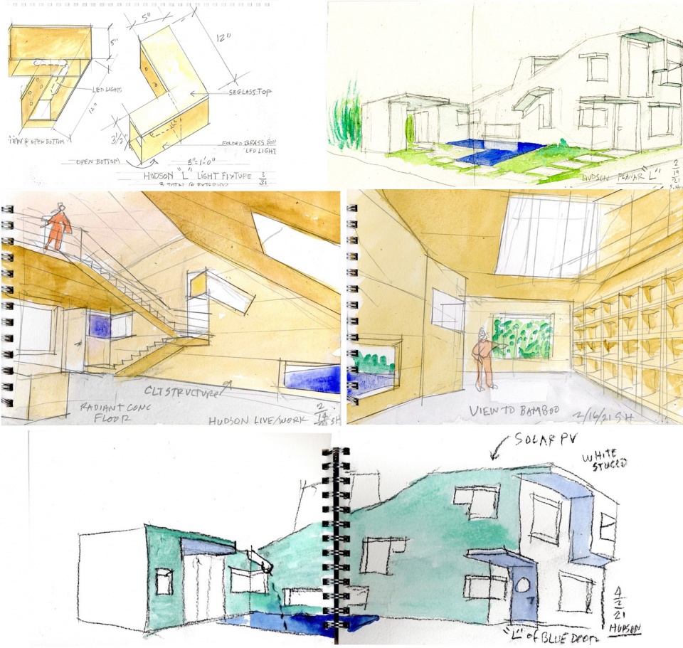 Hudson L House by Steven Holl Architects 拷贝