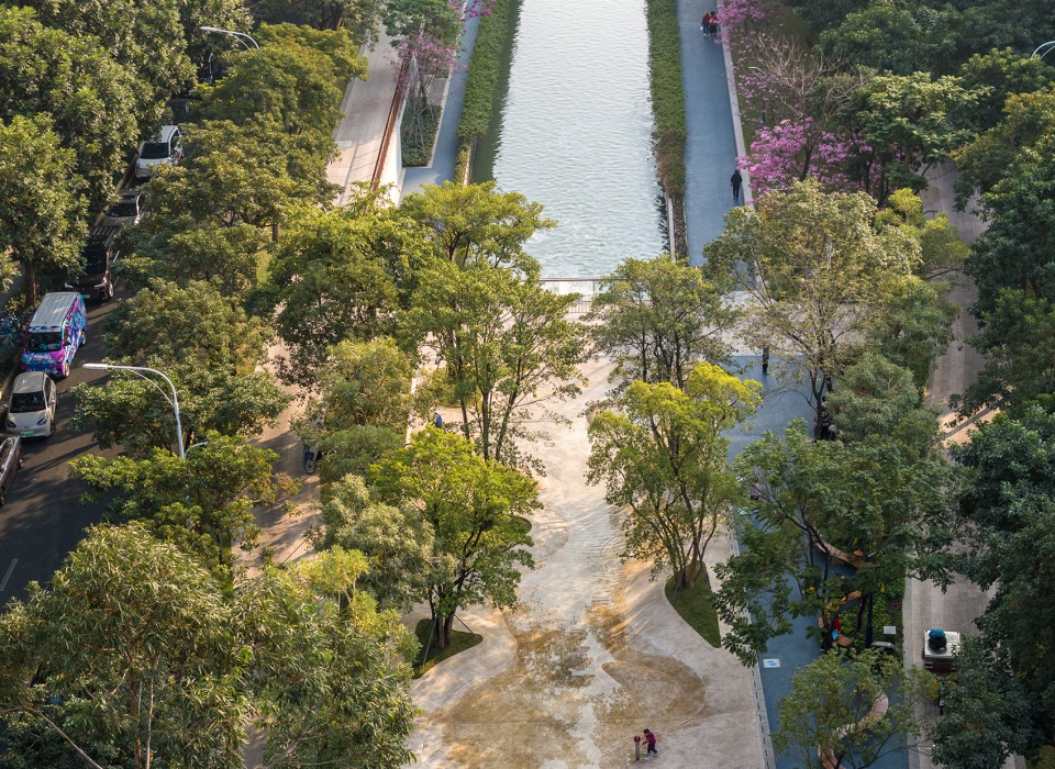 shenzhen houhai river park by hope design