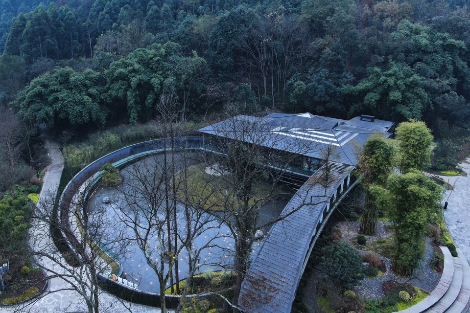 Chongzhou Bamboo Craft Village Visitor Center China by Archermit