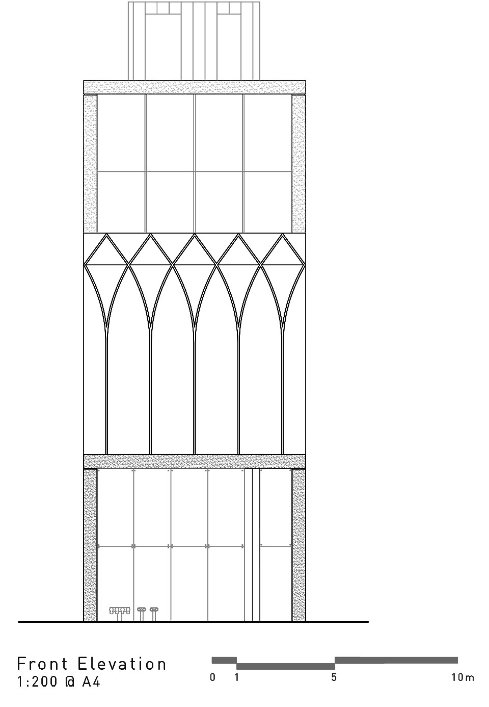 cubbit street tower by pandolfini architects