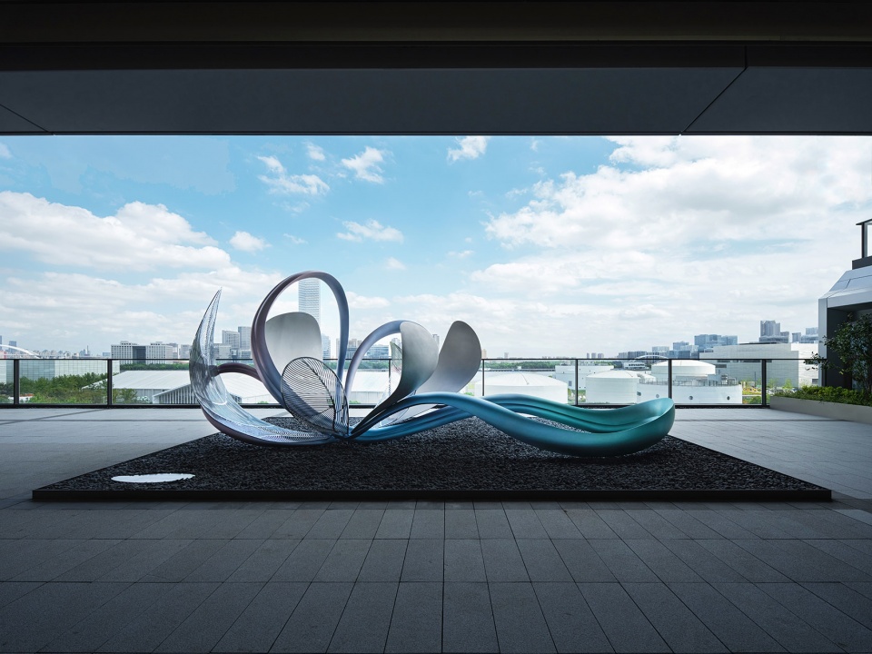 alibaba global headquarters visitor center artwork by liling art design studio