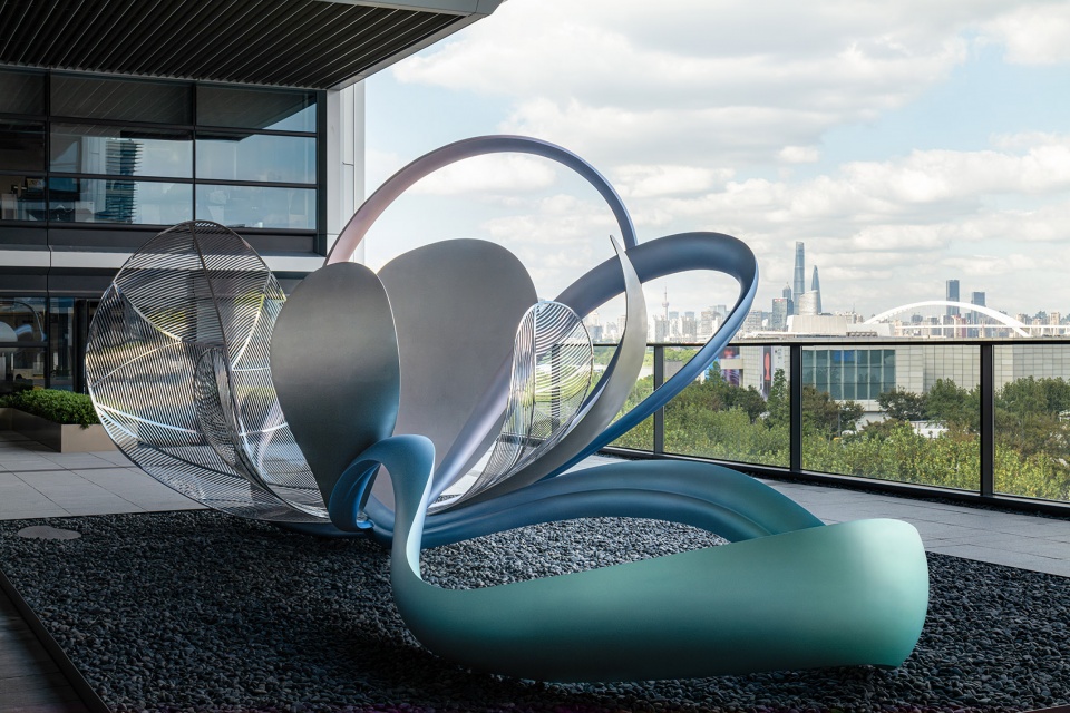 alibaba global headquarters visitor center artwork by liling art design studio