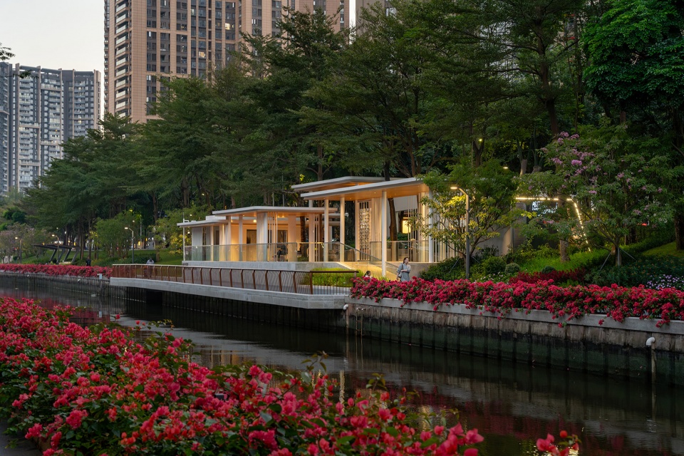 shenzhen houhai river park by hope design