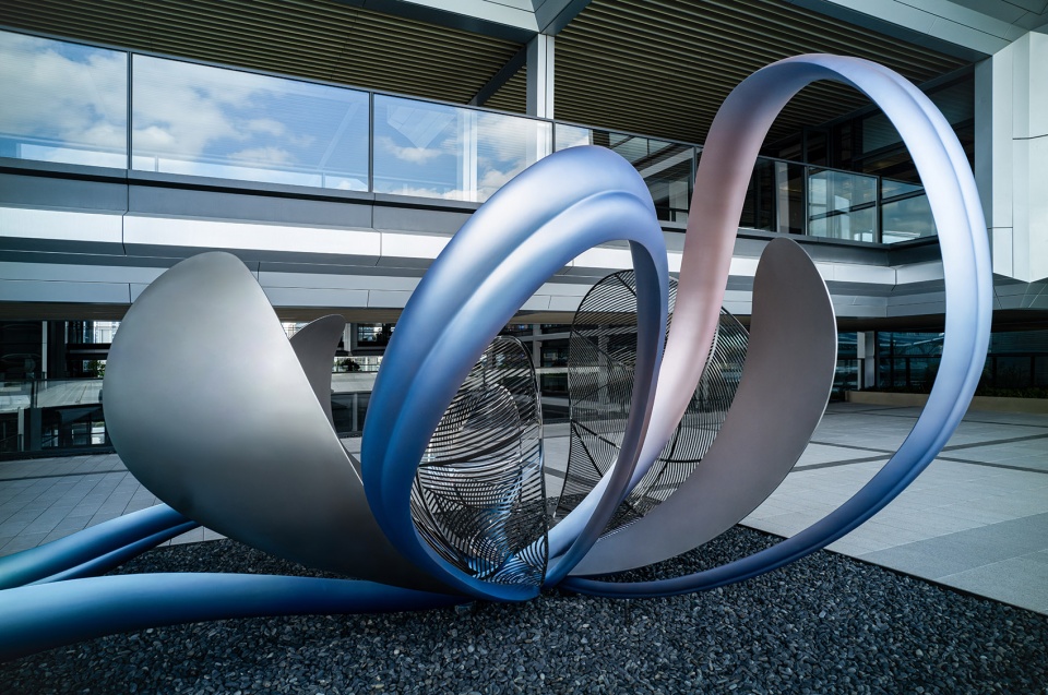 alibaba global headquarters visitor center artwork by liling art design studio