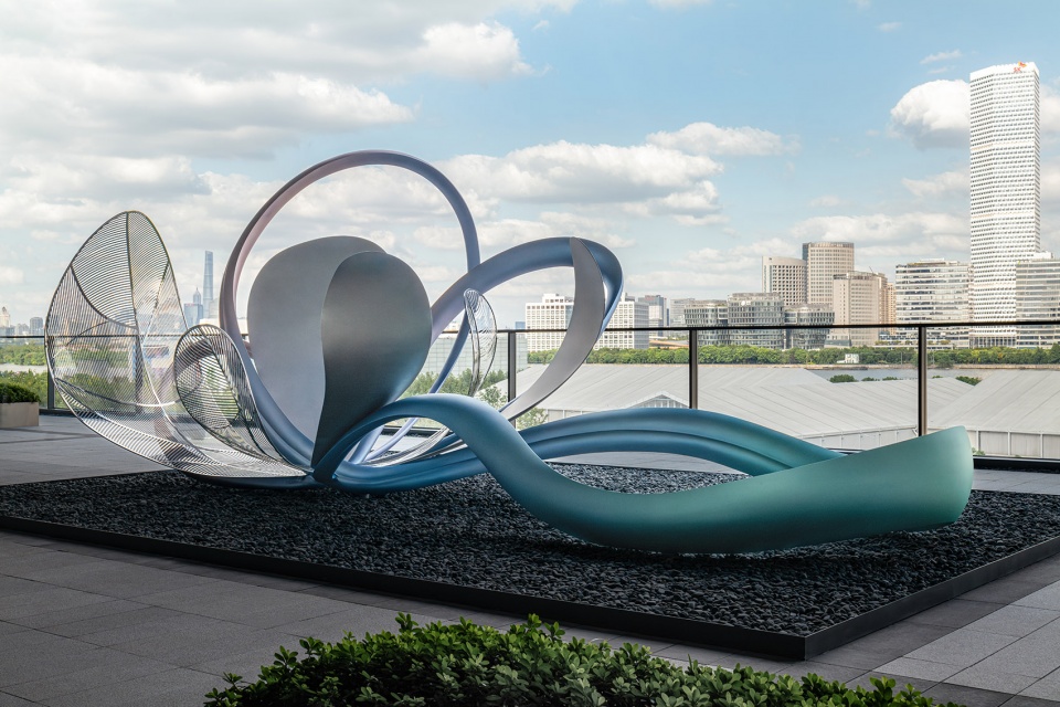 alibaba global headquarters visitor center artwork by liling art design studio
