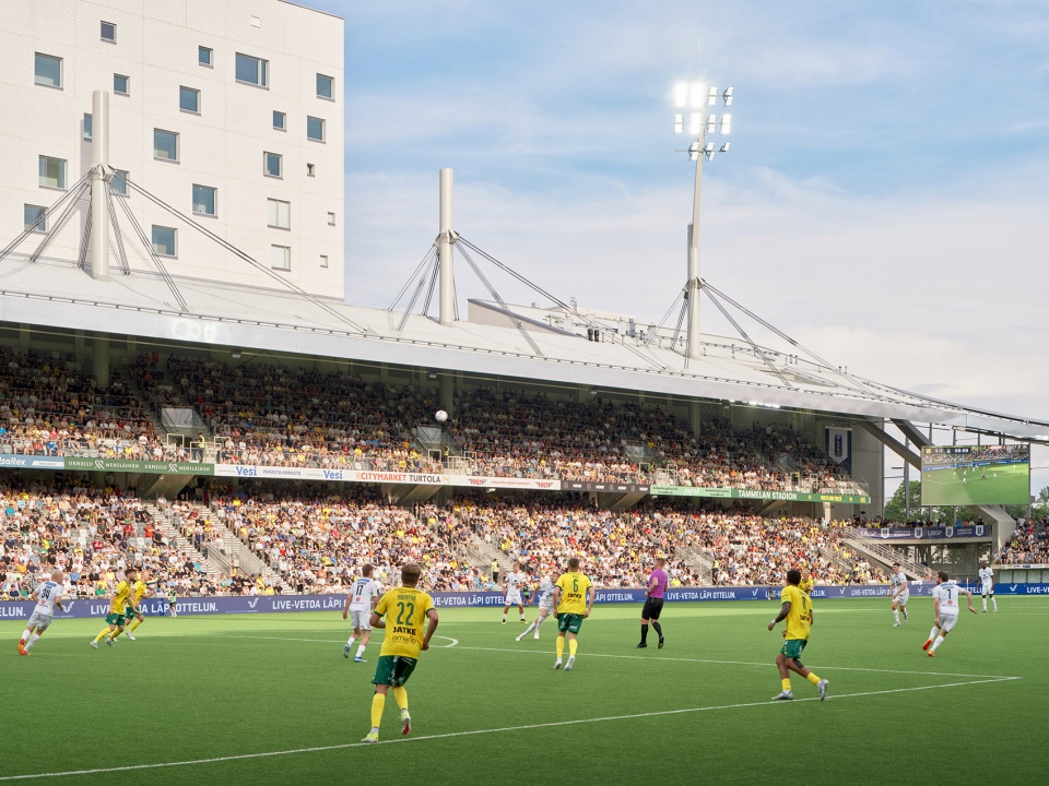 tammela stadium by jkmm architects