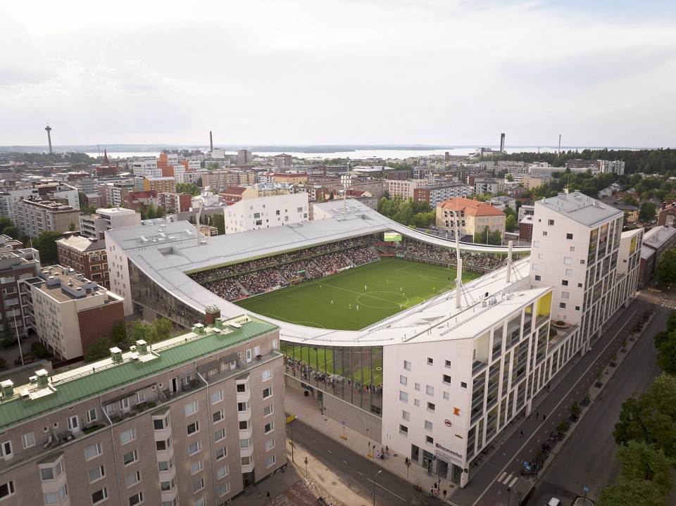 tammela stadium by jkmm architects