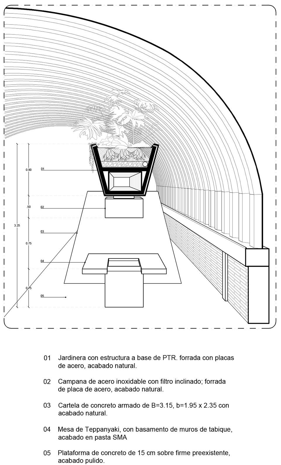 CAAM SŌKO TRANSVERSE SECTION