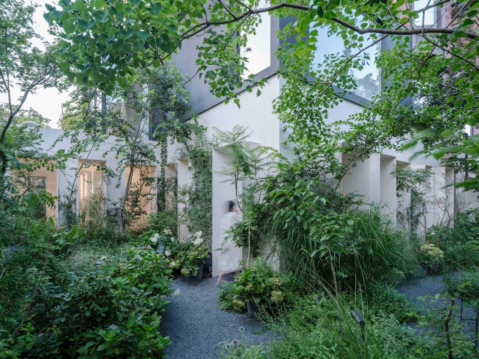 Forest Villa is embraced by a variety of trees ©Fangfang Tian