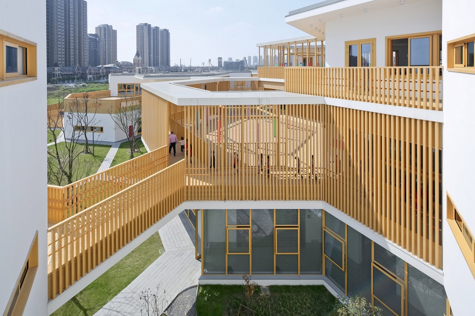 external3 Bilingual Kindergarten Scenic Architecture Office