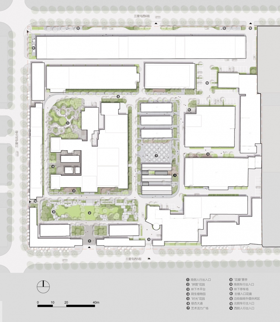 Beijing Sanlitun West 5th St No 5 Campus by OneScape