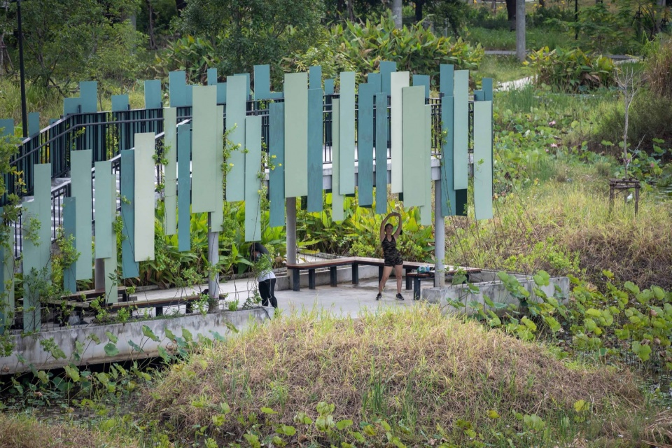 Citizens can use the shaded space to exercise and view nature ©Rungkit Charoenwat