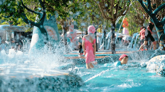spring woods dino water island by z t studio