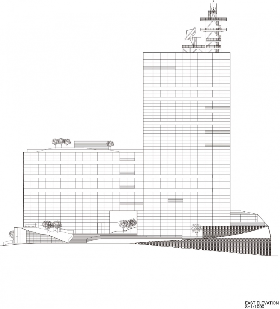 ELEVATION 2 asahi broadcasting corporation by kkaa