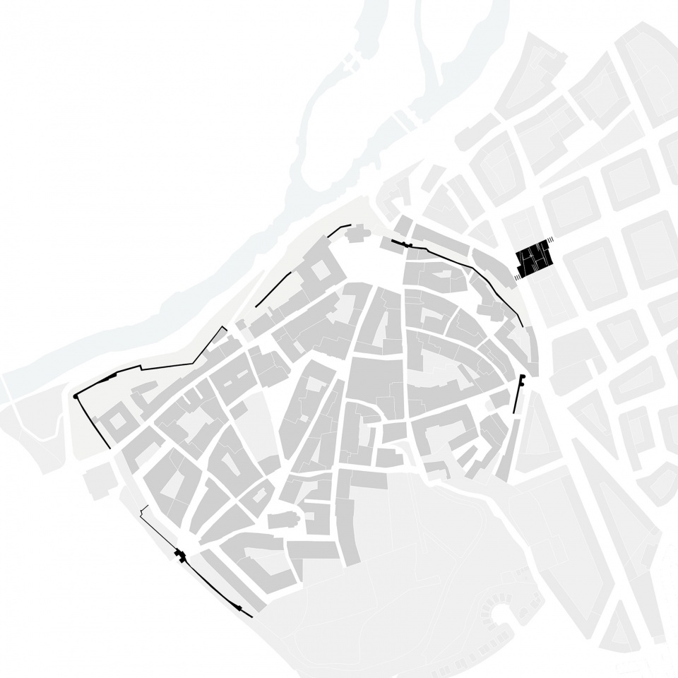 ZARRÓN SQUARE BY BOV ESTUDIO Site plan