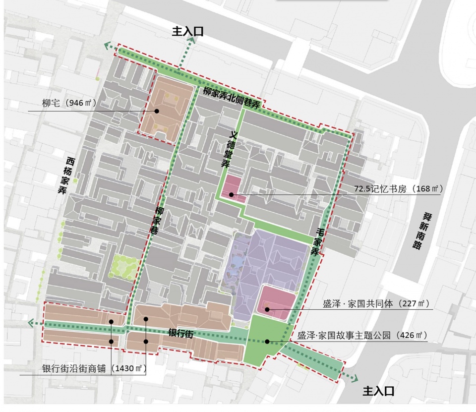 总图masterplan@远见文旅bank street kaijia area renewal design