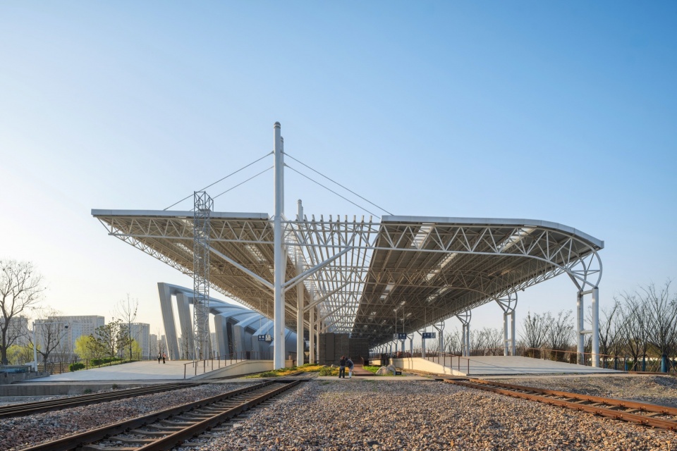 China Yellow Sea Wetlands Museum Railway Park by DuShe Architectural Design Co Ltd Shanghai