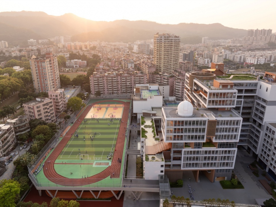 Shenzhen Longgang District Longling School by Shenzhen Yijing