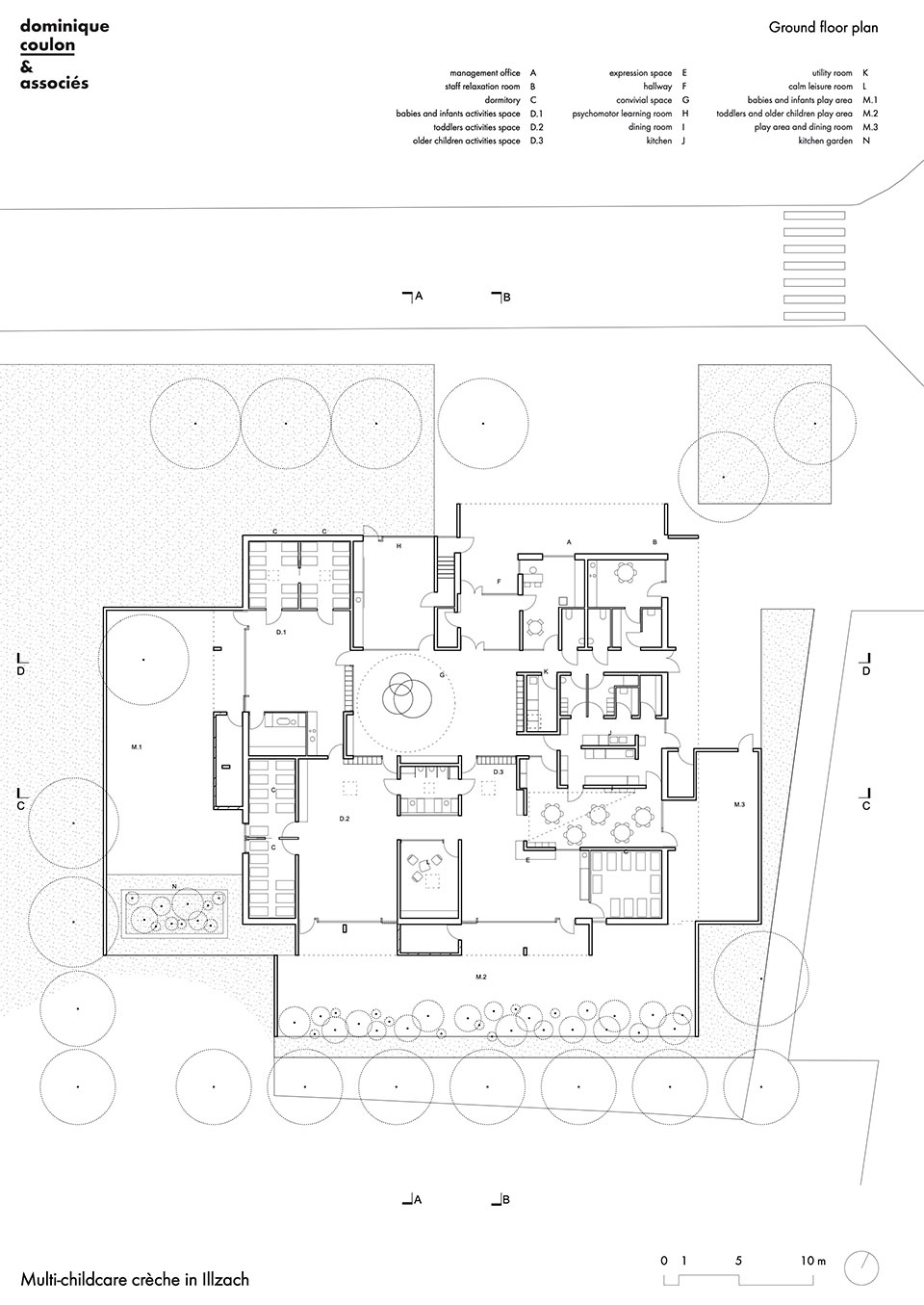 multi childcare creche in illzach by dominique coulon associes