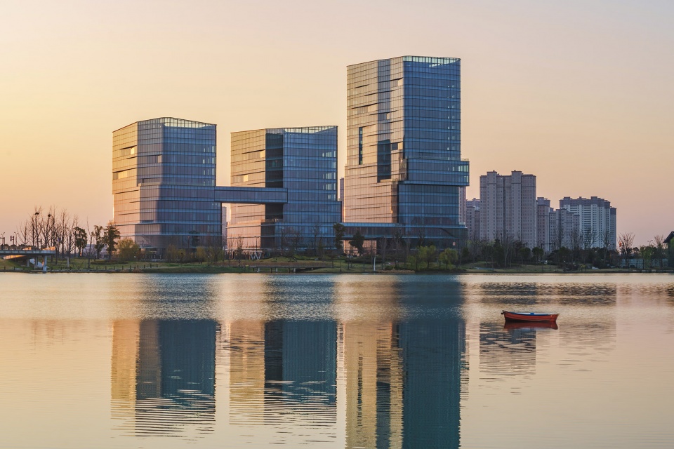 nanhai future city flow economy harbor by ecadi