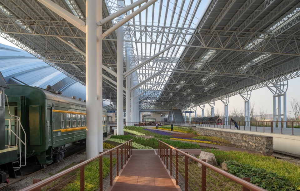 China Yellow Sea Wetlands Museum Railway Park by DuShe Architectural Design Co Ltd Shanghai