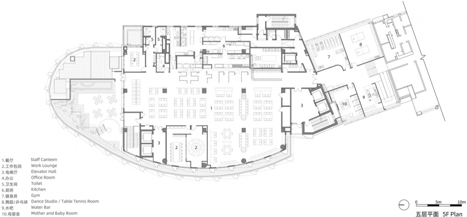 the North Building of Modern Architectural Design Building