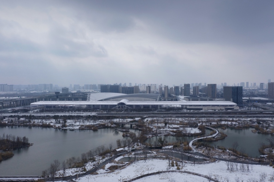 China Yellow Sea Wetlands Museum Railway Park by DuShe Architectural Design Co Ltd Shanghai