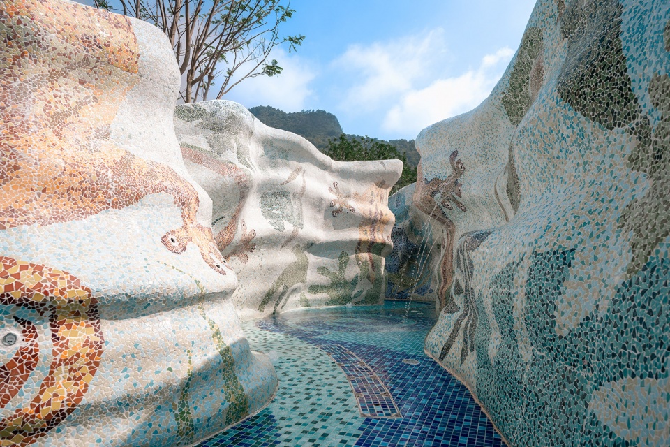 spring woods dino water island by z t studio