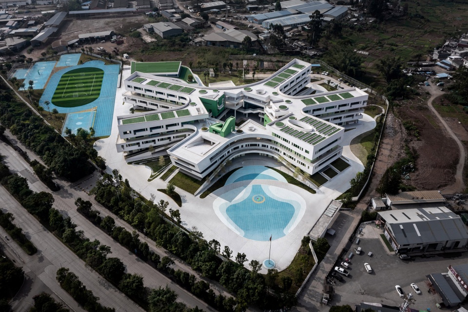 gucheng campus of simao first primary school by scut
