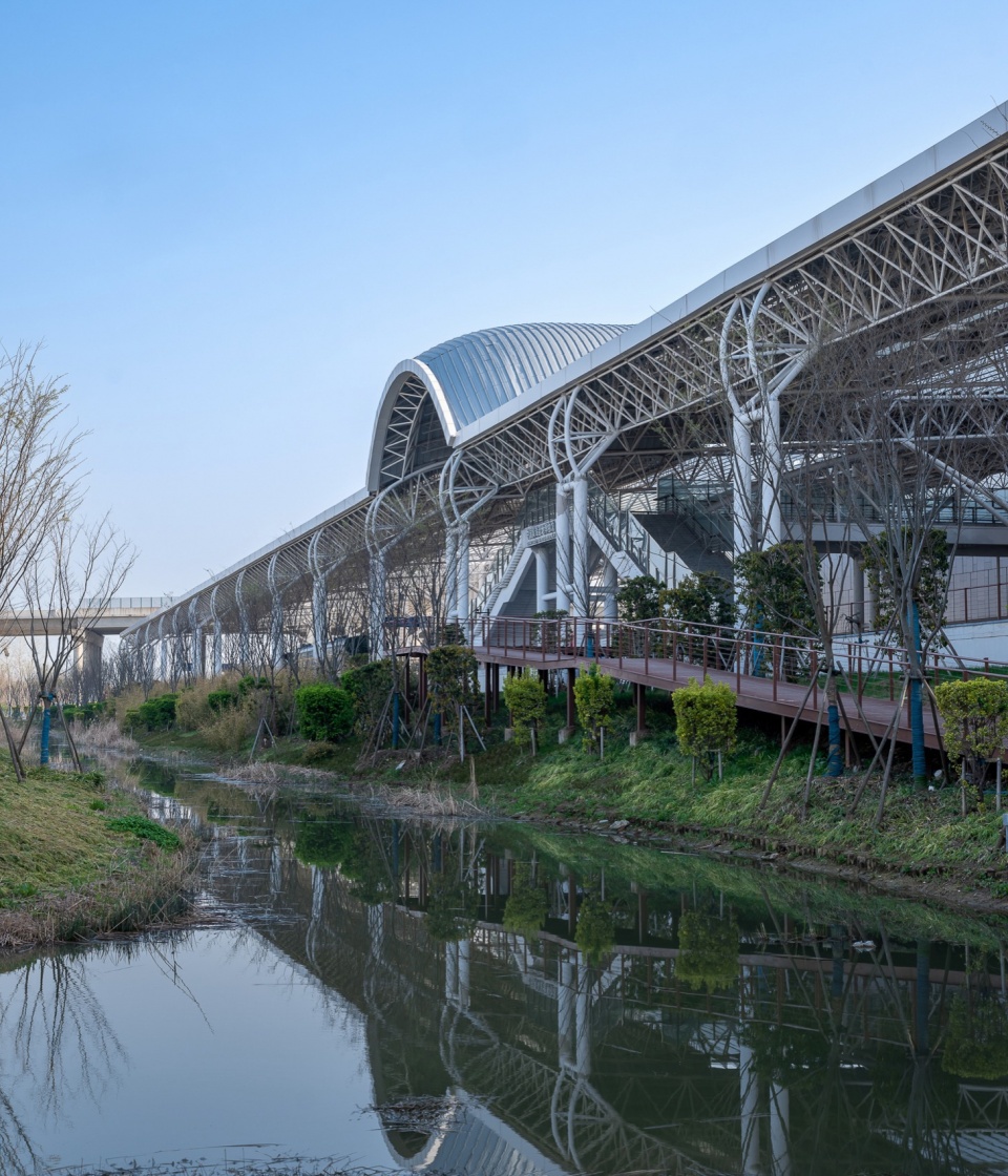 China Yellow Sea Wetlands Museum Railway Park by DuShe Architectural Design Co Ltd Shanghai