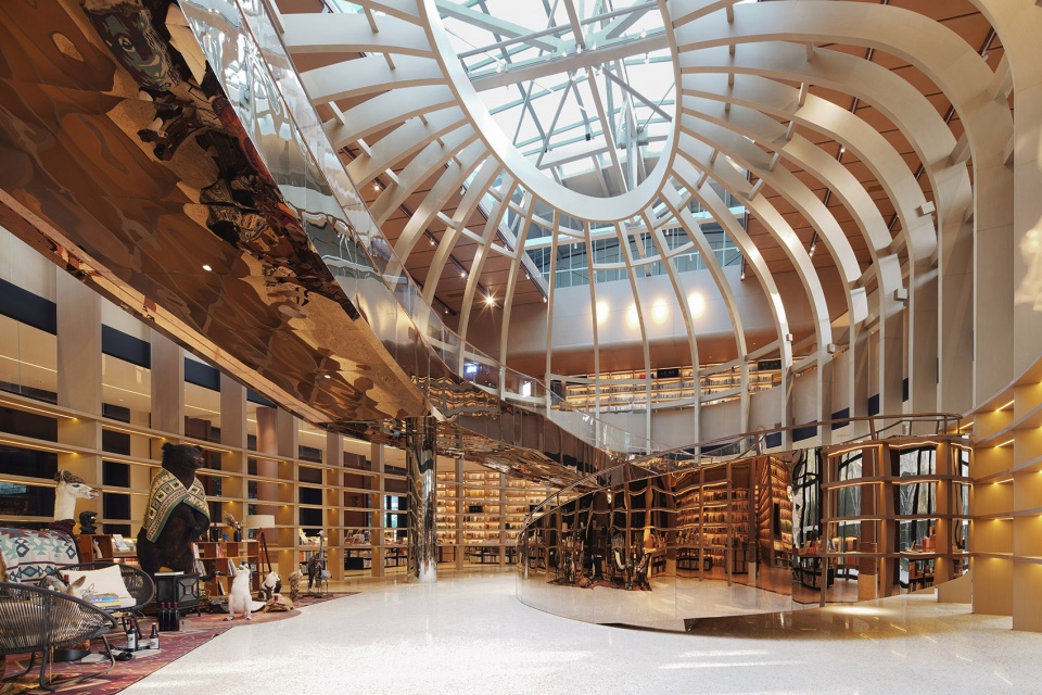 Zhong Ao Yan Ji You Bookstore China by Karv One Design