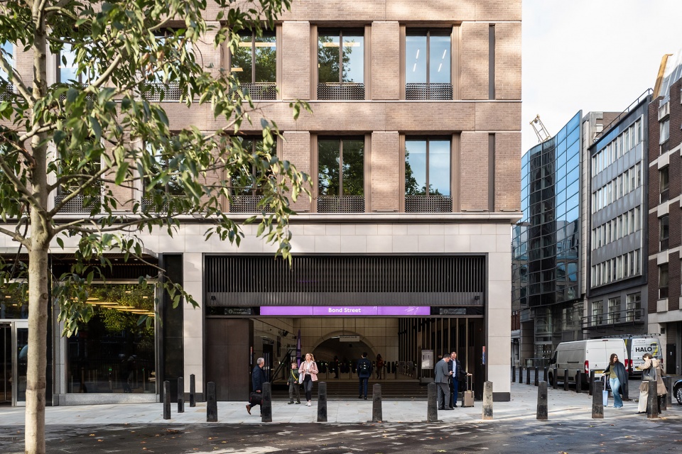 bond street station elizabeth line by john mcaslan partners