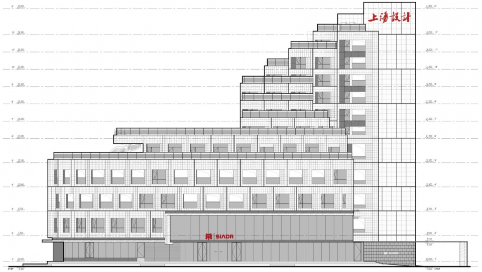 the North Building of Modern Architectural Design Building