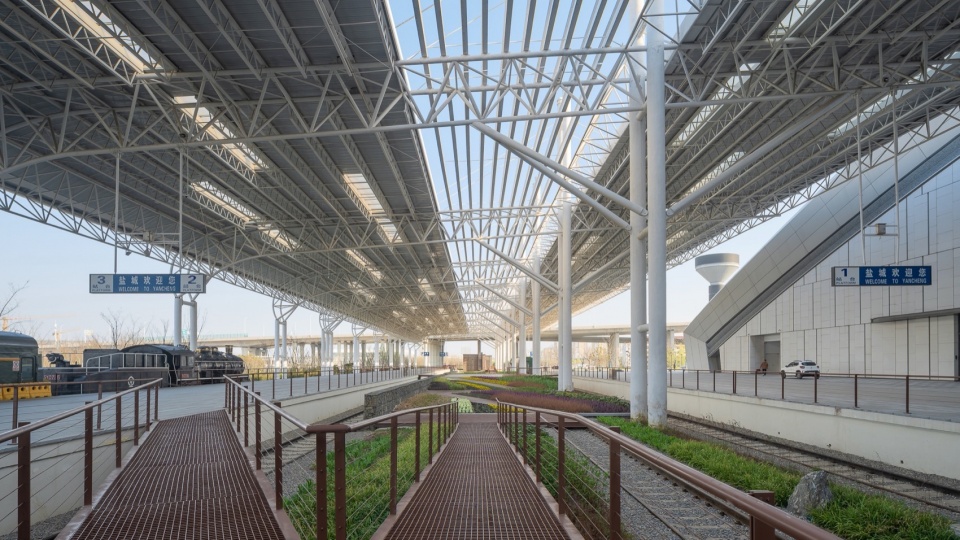 China Yellow Sea Wetlands Museum Railway Park by DuShe Architectural Design Co Ltd Shanghai
