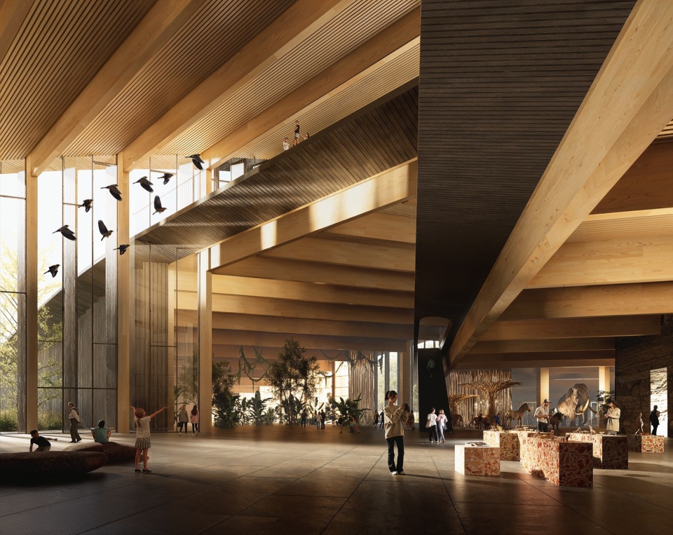 Hungarian Natural History Museum by BIG