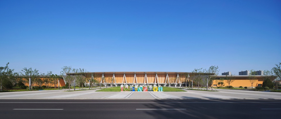yellow river delta agricultural product trading service center by uad
