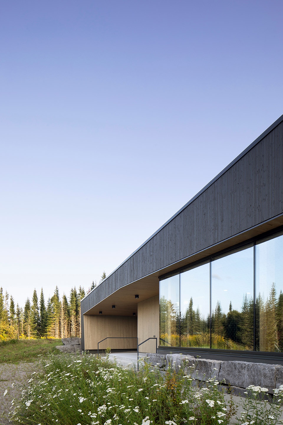 camp mercier by anne carrier architecture
