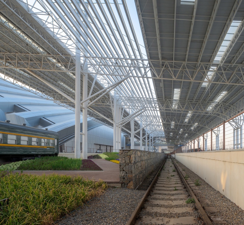 China Yellow Sea Wetlands Museum Railway Park by DuShe Architectural Design Co Ltd Shanghai