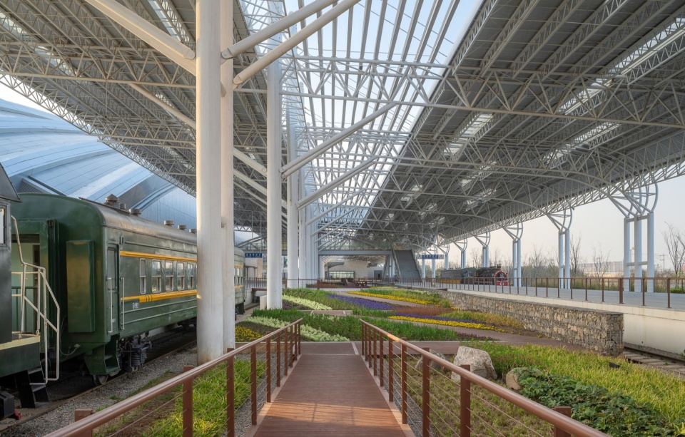 China Yellow Sea Wetlands Museum Railway Park by DuShe Architectural Design Co Ltd Shanghai