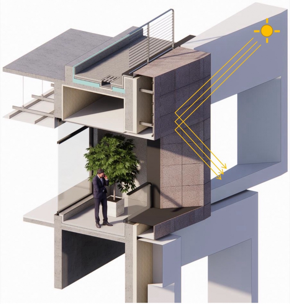 the North Building of Modern Architectural Design Building