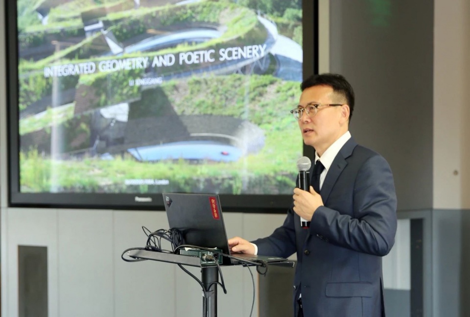 ATELIER LI XINGGANG Integrated Geometry and Poetic Scenery Yanqing Olympic Park 2062 The Interaction between Technology and Poetry
